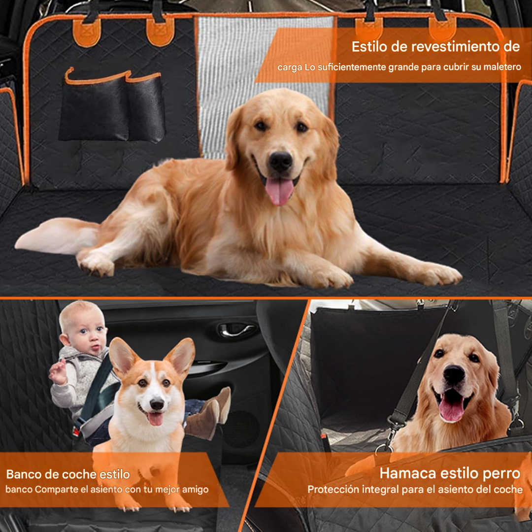 Funda Premium de Asiento de Auto para Mascotas