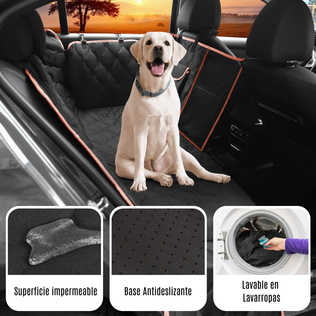 Funda Premium de Asiento de Auto para Mascotas