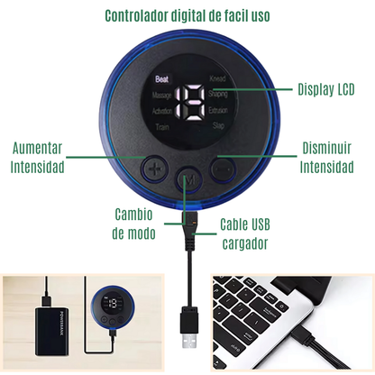 Electroestimulador para Pies Super-Relajante